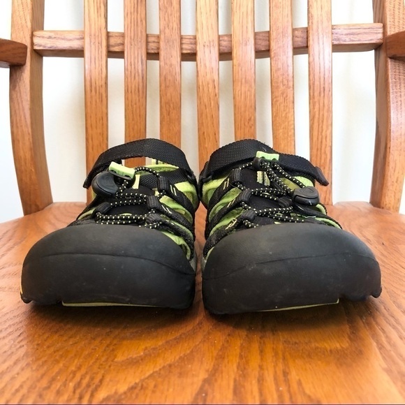๐ 6/$60, Keen, Little Boys Sandals, Black/Green, Velcro Straps, Size 6 - Picture 5 of 10